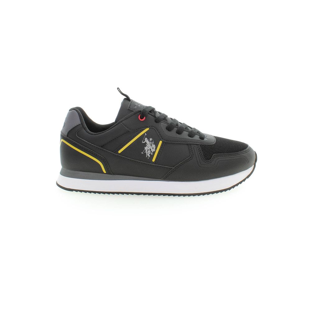 U.S. POLO ASSN. Black Polyester Sneakers