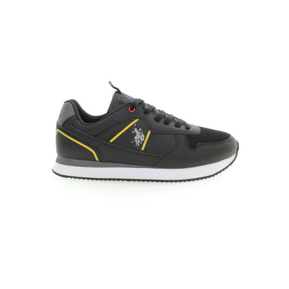 U.S. POLO ASSN. Black Polyester Sneakers