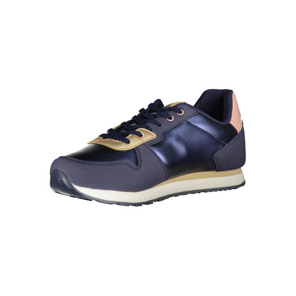 U.S. POLO ASSN. Blue Polyester Sneakers
