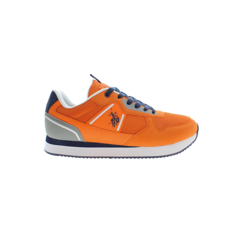 U.S. POLO ASSN. Orange Polyester Men Sneakers