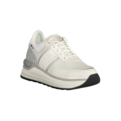 U.S. POLO ASSN. White Polyester Sneakers