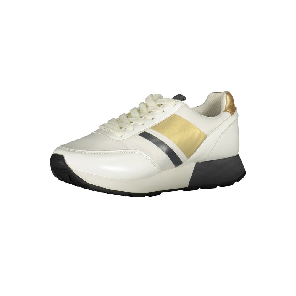 U.S. POLO ASSN. White Polyester Sneakers