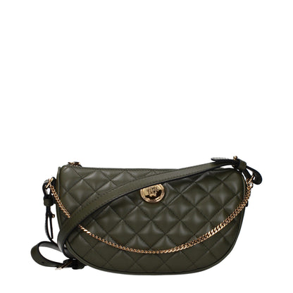 Versace Green Leather Handbag